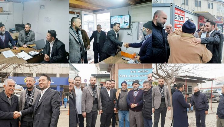 BOYACIOĞLU VE GÖYCE OTOBÜSÇÜ ESNAFLA BULUŞTU