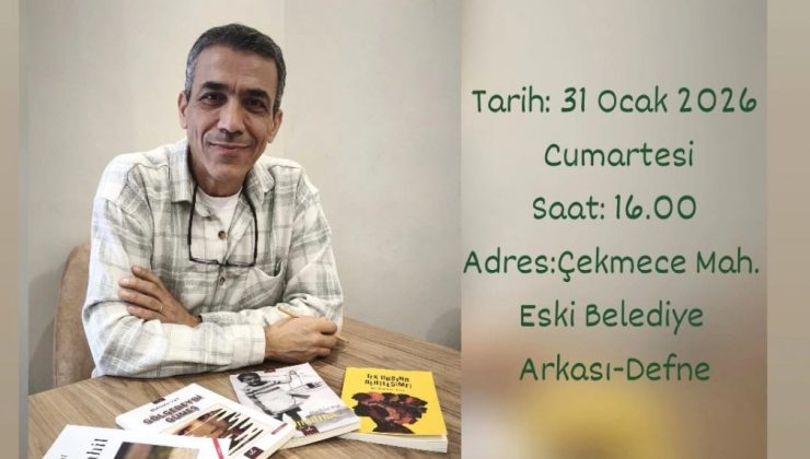 ANTAKYALI YAZAR BURHAN TAT OKURLARIYLA İMZA GÜNÜNDE BULUŞUYOR