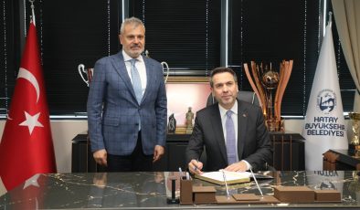 BAKAN BAYRAKTAR’DAN BAŞKAN ÖNTÜRK’E ZİYARET