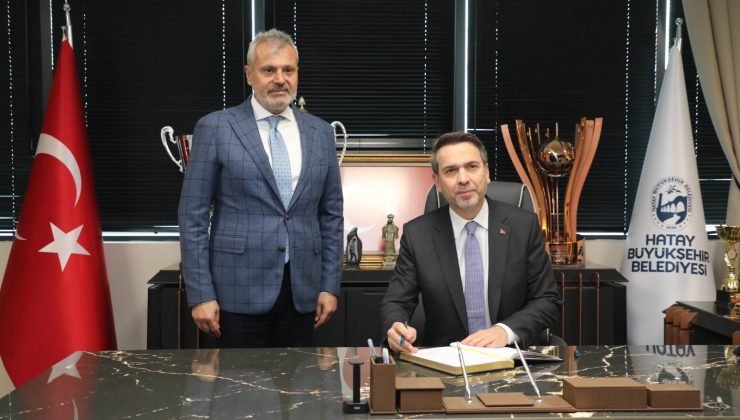 BAKAN BAYRAKTAR’DAN BAŞKAN ÖNTÜRK’E ZİYARET