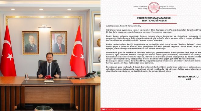 MASATLI: BERAT KANDİLİ KUTLU OLSUN