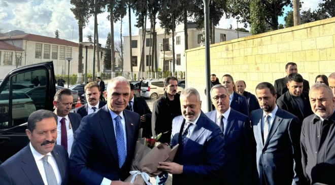 BAŞKAN YALÇIN, BAKAN ERSOY’A TEŞEKKÜR ETTİ