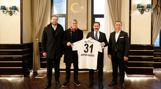BJK SPOR KULÜBÜ BAŞKANI SERDAL ADALI HATAY VALİLİĞİ’Nİ ZİYARET ETTİ 